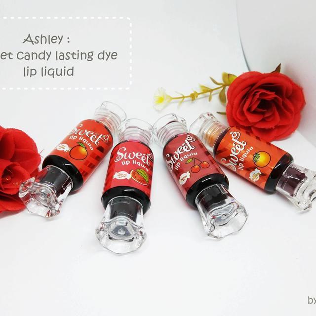 ภาพประกอบบทความ REVIEW : ทินต์ติดแน่น ติดนาน Sweet candy lasting dye lip liquid จาก Ashley