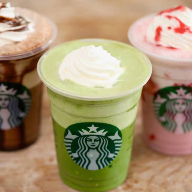 ภาพประกอบบทความ สูตรชาเขียวปั่น Green Tea Frappuccino สาวกสตาร์บัคส์ห้ามพลาด! 