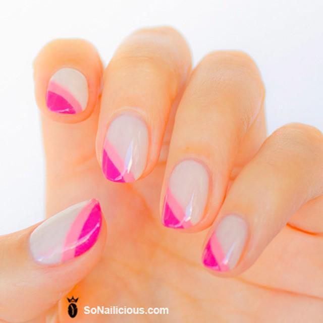 รูปภาพ:https://naildesignsjournal.com/wp-content/uploads/2017/08/lovely-nails-artsy-designs-nude-pink-diagonal-manicure.jpg