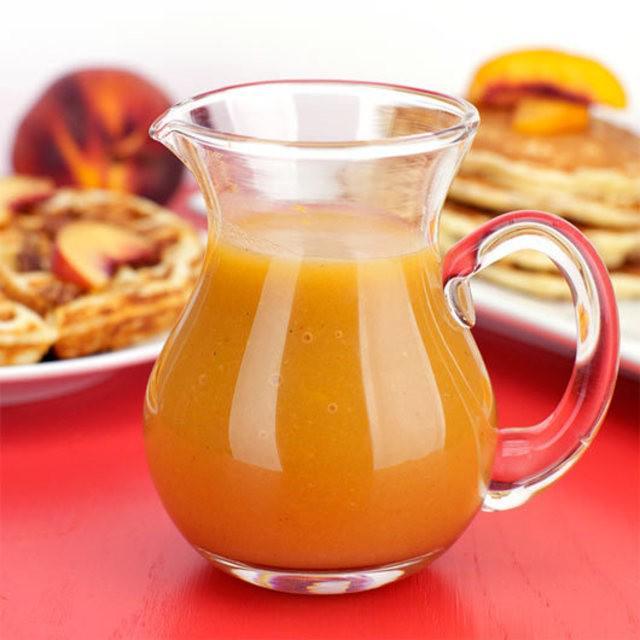 ตัวอย่าง ภาพหน้าปก:Fresh Peach Syrup น้ำเชื่อมไซรัปพีช หวานหอมถึงใจ ได้ความฟินเต็มคำ