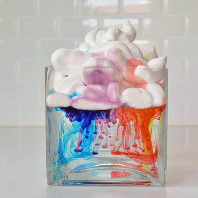 ตัวอย่าง ภาพหน้าปก:Shaving Cream Rain Clouds เมฆฝนสายรุ้งฉบับโฮมเมด เก๋ไก๋สะดุดตาแบบไม่ต้องซ้ำใคร