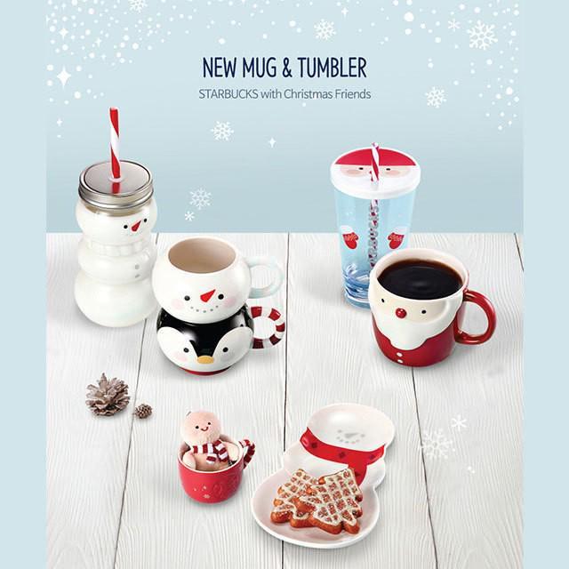 ภาพประกอบบทความ มาแล้วจ้า Starbucks Korea คอลเลคชั่น 'Christmas Friends' ยกทัพแก้วสุดคิ้วท์ ต้อนรับคริสต์มาส