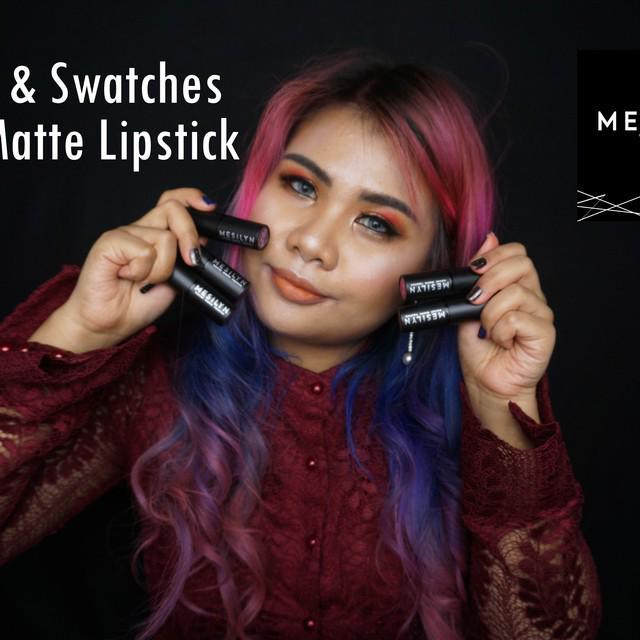 ภาพประกอบบทความ Review & Swatches :: MESiLYN Velvet Matte Lipstick
