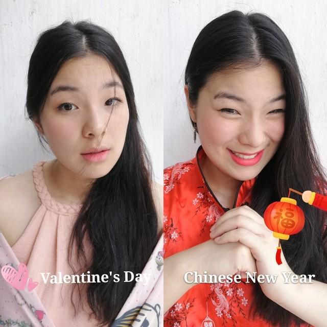 ภาพประกอบบทความ เก็ทลุค 2 สไตล์ “วันวาเลนไทน์ VS วันตรุษจีน” ด้วยลิปสติกจิ้มจุ่มเนื้อแมท จาก It's Skin Lift Color Lip Crush Matte