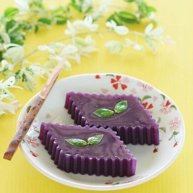 ภาพประกอบบทความ ของมันต้องเด็ด! Purple Sweet Potato Yokan ขนมหวานสไตล์ญี่ปุ่น อร่อยเต็มรสมันม่วงแท้ๆ 