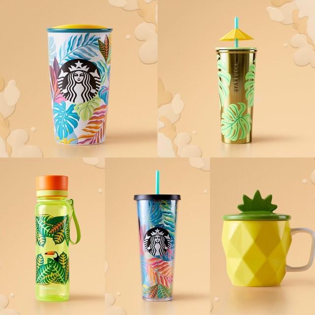 ภาพประกอบบทความ ควันหลงซัมเมอร์! แก้วน้ำ Starbucks Summer Collection Ver.2 มีความฮาวายสดใสได้อีก🌴🏖