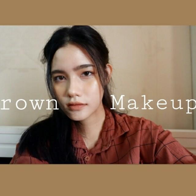 ภาพประกอบบทความ [Mini How to]  Brown makeup แต่งง่ายๆ ในราคาประหยัด
