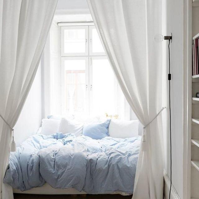 ภาพประกอบบทความ Personal Space! สร้างโซนในห้องกับ "ม่านกั้นเตียง" น่ารักๆ ทำให้รู้สึกมีพื้นที่ส่วนตัวมากขึ้น