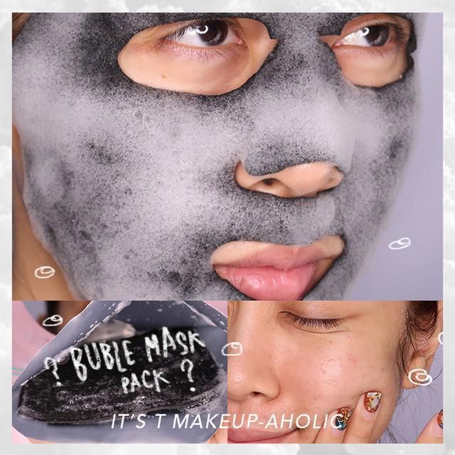 ภาพประกอบบทความ มนุษย์สิวต้องลอง Bubble Mask Pack ดีท็อกซ์ผิว ดันสิวให้ออกง่าย!