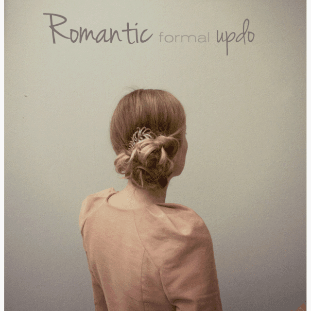 ภาพประกอบบทความ How to : ทรงผมสวยหวาน ออกงานได้ "Romantic Formal Updo"