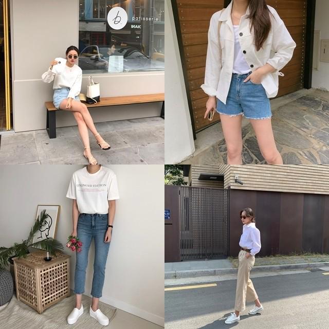 ภาพประกอบบทความ อัพลุคสาวเกาหลีวัยทีน ด้วย Basic Look 'โทนสีขาว-เบจ-ยีนส์' เรียบง่าย แต่สวยชิค IG: nawonny