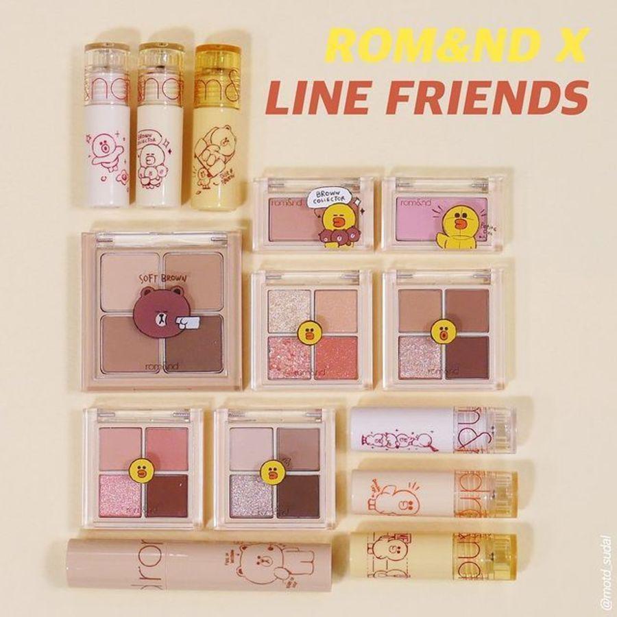 ภาพประกอบบทความ So Cute มากเวอร์! ' Rom&nd x Line Friends Set Edition ' คอลใหม่สุดน่ารัก กับแพ็กเกจที่เห็นแล้ว ใจสั่นแรง!
