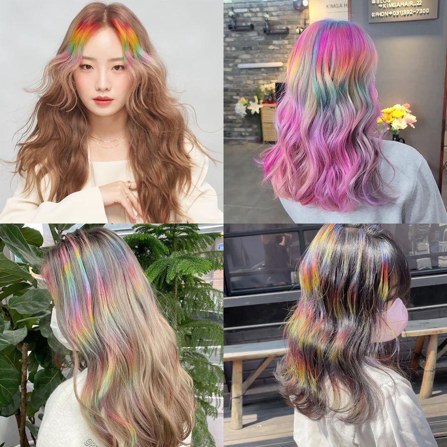 ภาพประกอบบทความ แจ่มเกินต้าน! ส่อง 25 ไอเดีย Rainbow Hair Color สวยปังๆ ต้อนรับเดือน LGBT Pride Month 🌈✨