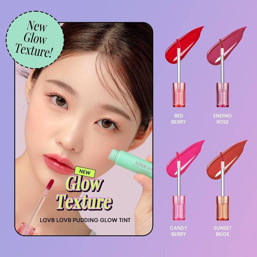 ภาพประกอบบทความ สดใส น่ารัก งานดี๊ดี💕 ชวนส่อง 'LOVB LOVB Pudding Glow Tint' ทินท์ตัวใหม่ สีสวย ปากฉ่ำ เกาหลีมาก!