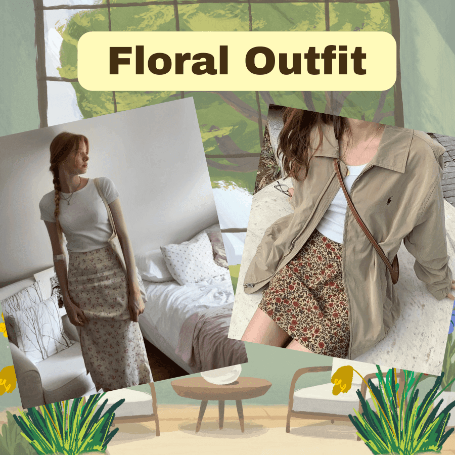 ภาพประกอบบทความ Floral Outfit รวมไอเดียแต่งตัว เพิ่มความสดใสด้วยชุดลายดอกไม้ 