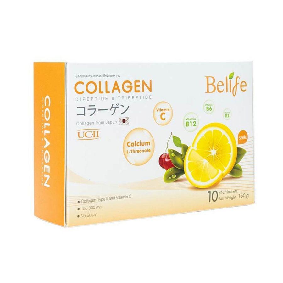 รูปภาพ:คอลลาเจนกลิ่นส้มแบบผง Belife Collagen Dipeptide&Tripeptide