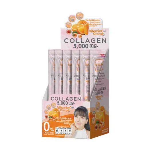 รูปภาพ:คอลลาเจนผงกลิ่นส้ม TAKARA collagen vit c