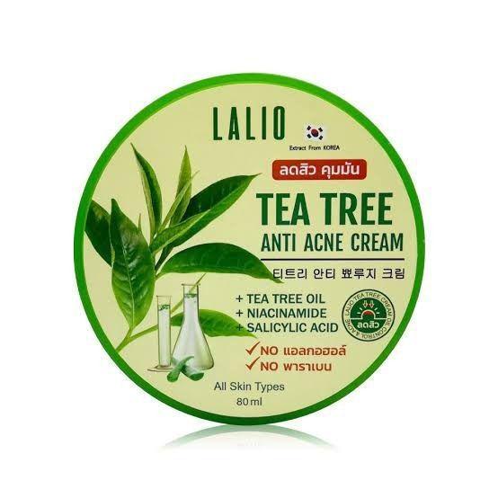 รูปภาพ:ครีมลดสิวคุมมัน แบรนด์เกาหลี Lalio Tea Tree Anti Acne Cream