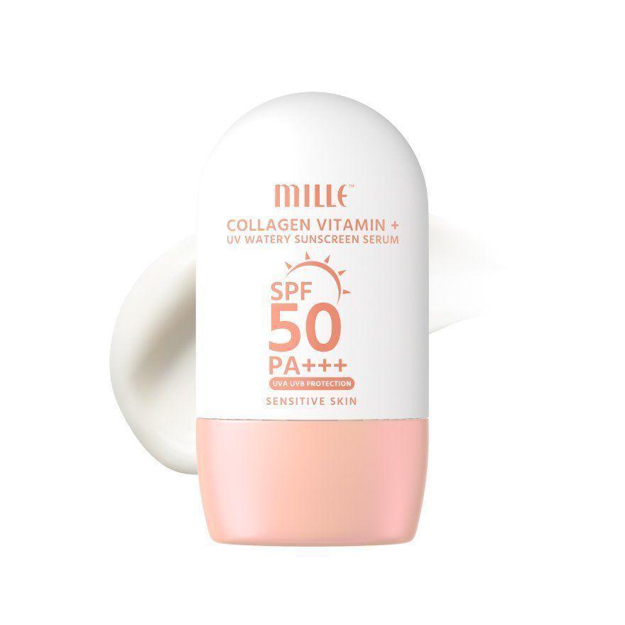 รูปภาพ:กันแดดผิวแพ้ง่าย SPF50 แบรนด์ Mille Collagen Vitamin Plus UV Watery Sunscreen SPF50 PA+++