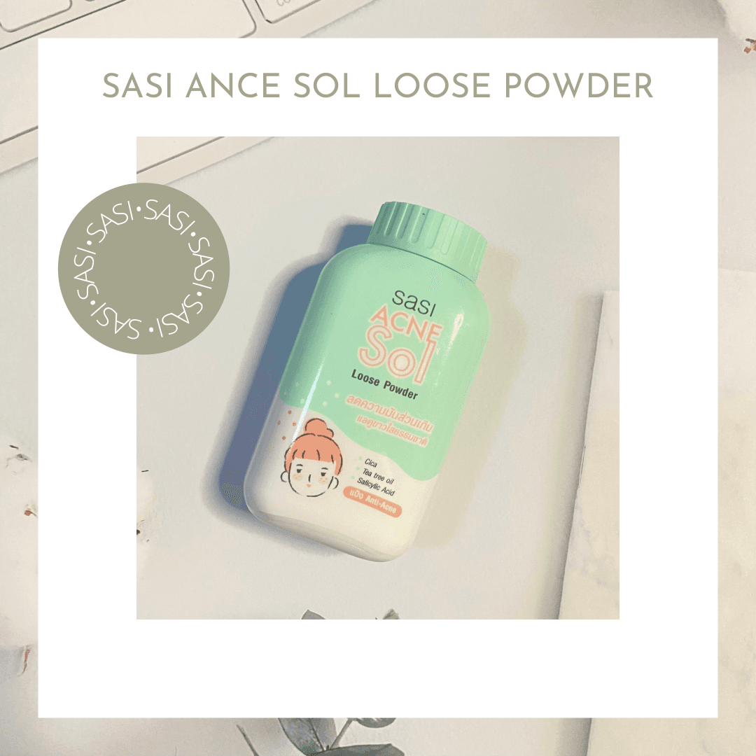 ภาพหน้าปก แป้งฝุ่นหยุดสิว SASI Acne Sol Loose Powder  ที่:0