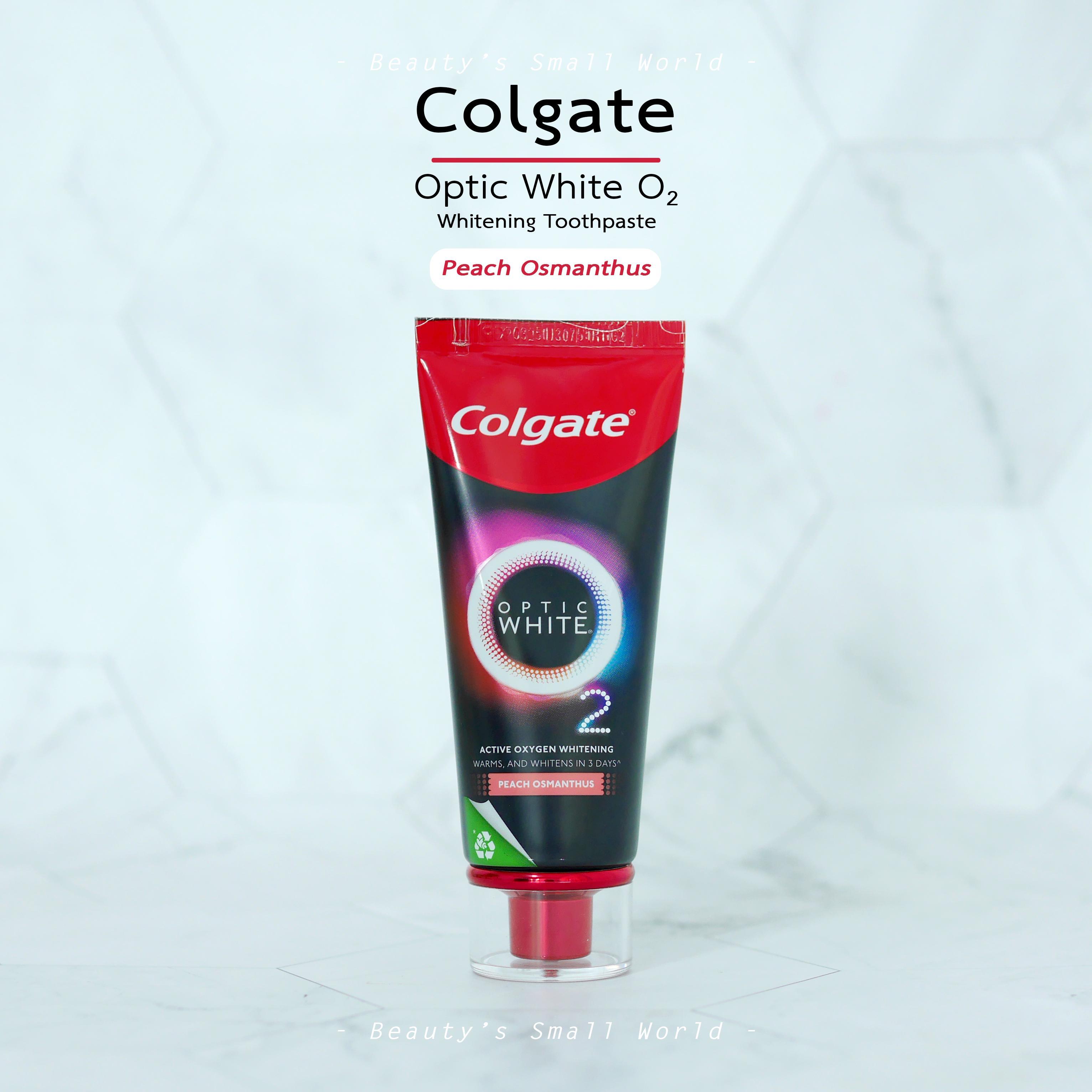 ภาพหน้าปก ยาสีฟันฟองอุ่น Colgate Optic White O2 Peach Osmanthus ที่:1