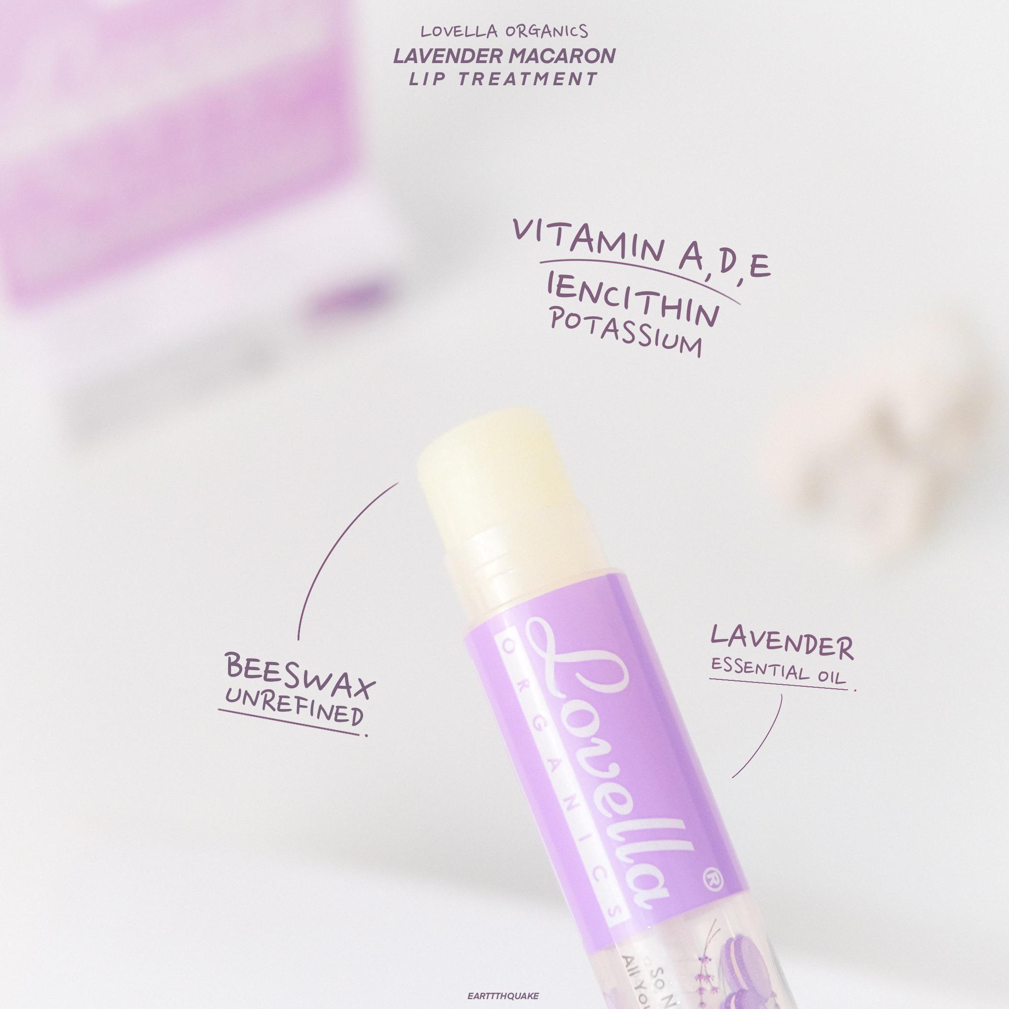 ภาพหน้าปก ลิปทรีทเมนท์ออแกนิค กลิ่นมาการอง ปากนุ่ม~ ชุ่มชื้น😚🫦 lovella organics Lavender Macaron Lip Treatment ที่:1