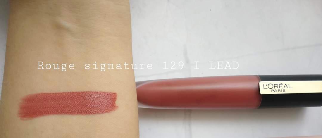 ภาพหน้าปก L'Oréal Rouge Signature ลิปที่ต้องมีติดโต๊ะแป้ง ที่:1