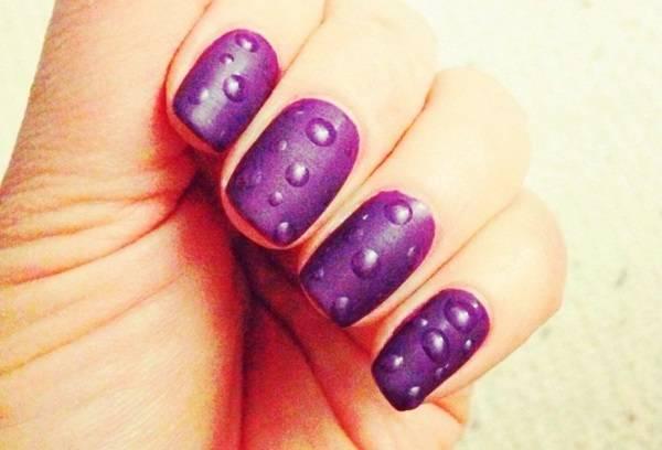 รูปภาพ:http://slodive.com/wp-content/uploads/2015/11/matte-purple-nails-5.jpg