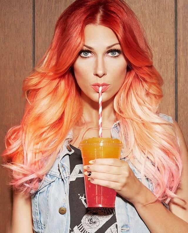 รูปภาพ:http://glamradar.com/wp-content/uploads/2015/01/orange-pink-ombre.jpg