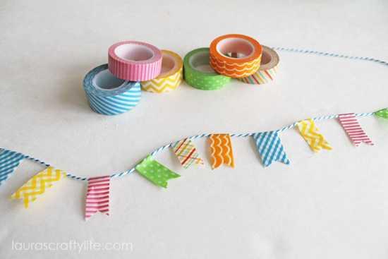 รูปภาพ:http://www.aqualuxe.jp/blog/wp-content/uploads/2015/10/washi-tape-bunting.jpg