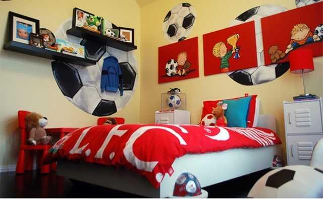 รูปภาพ:http://rilane.com/wp-content/uploads/2014/03/Lively-Soccer-Inspired-Bedroom.jpg