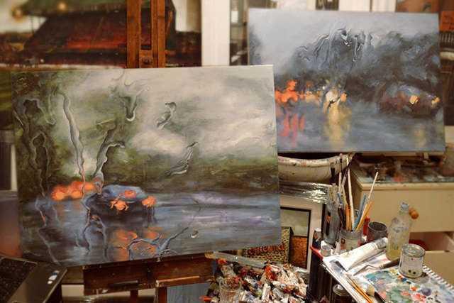 รูปภาพ:http://static.boredpanda.com/blog/wp-content/uploads/2015/08/Rainscapes-Rainy-Windshield-Paintings-on-Canvas-by-Francis-McCrory2__880.jpg