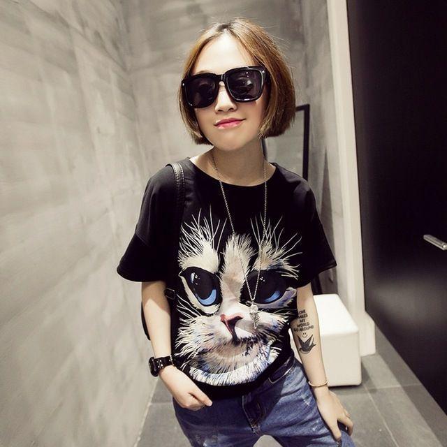 รูปภาพ:http://g02.a.alicdn.com/kf/HTB1vWFwKFXXXXb9XXXXq6xXFXXXj/Hot-Sale-Fashion-Cute-Happy-3d-Cat-Printed-T-Shirt-Summer-Women-Girl-Funny-Animal-Cool.jpg_640x640.jpg