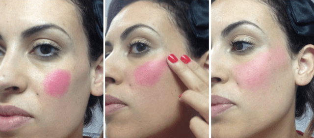รูปภาพ:http://trendymods.com/wp-content/uploads/2015/09/How-To-Wear-Lipstick-As-Blush-2.png