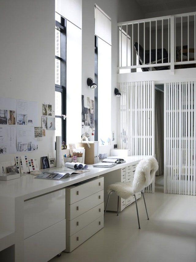 รูปภาพ:https://www.loombrand.com/wp-content/uploads/2016/01/All-white-working-corner-with-a-lot-of-natural-light-home-office-design.jpg