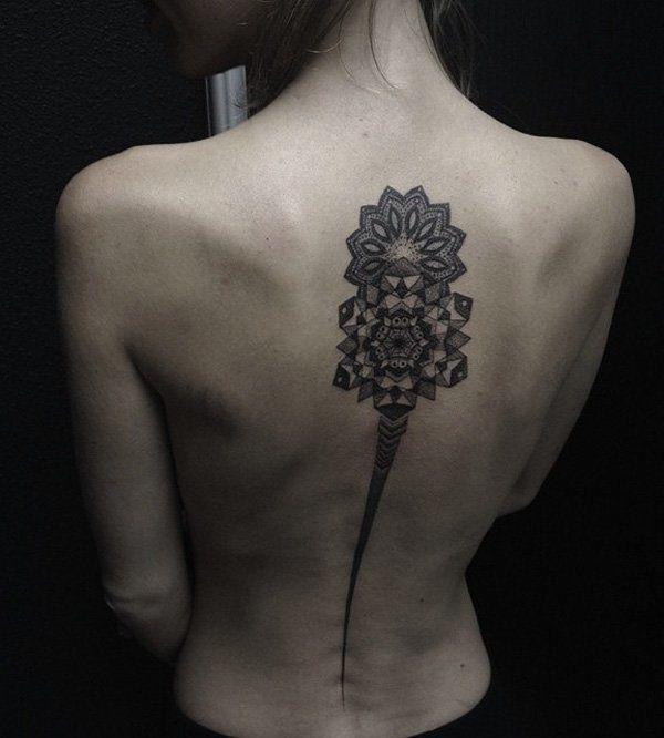 รูปภาพ:http://www.cuded.com/wp-content/uploads/2016/04/Mandala-spine-tattoo-14.jpg