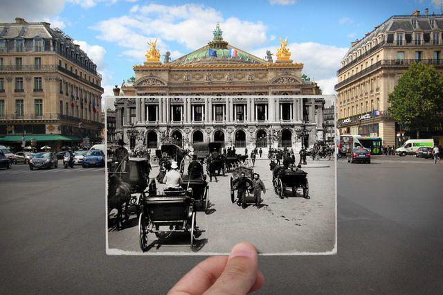 รูปภาพ:http://static.boredpanda.com/blog/wp-content/uploads/2016/03/i-combined-old-and-new-photos-of-paris-to-bring-history-to-life-5__880.jpg