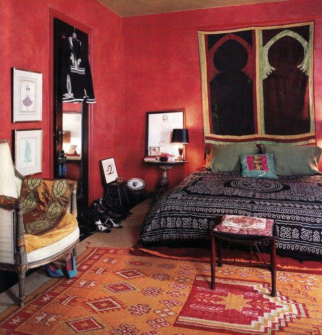 รูปภาพ:http://residencestyle.com/wp-content/uploads/2014/10/superb-design-of-a-Bohemian-inspired-bedroom-with-exotic-and-Indian-inspiration.jpg