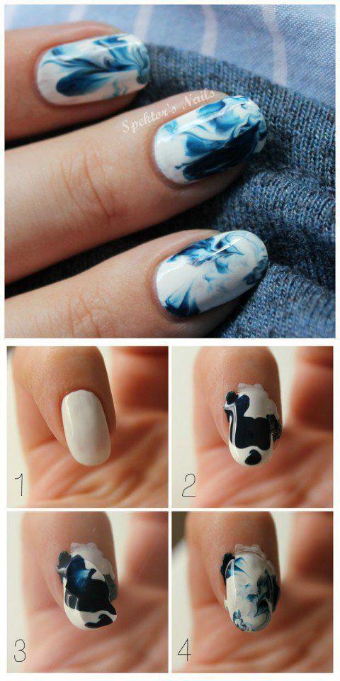 รูปภาพ:http://www.prettydesigns.com/wp-content/uploads/2016/03/Marble-Nail-Design-Tutorial.jpg