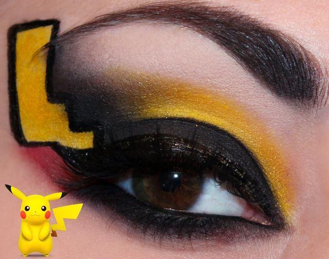 รูปภาพ:http://4.bp.blogspot.com/-vupaQZzkuWo/UynSYnbFsDI/AAAAAAAAGzE/OIfaHGhtXeg/s1600/pokemon-series-pikachu-inspired-makeup-look-5.jpg