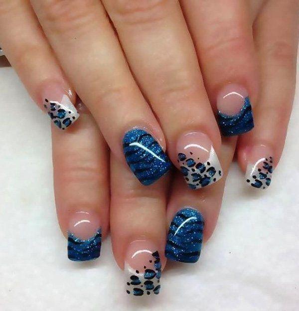 รูปภาพ:http://www.cuded.com/wp-content/uploads/2015/09/Blue-leopard-nail-art-2.jpg