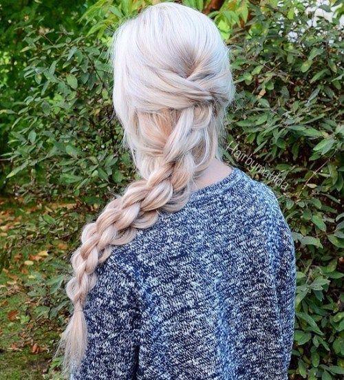 รูปภาพ:http://i2.wp.com/therighthairstyles.com/wp-content/uploads/2016/08/1-half-updo-with-chain-braid.jpg?resize=500%2C552