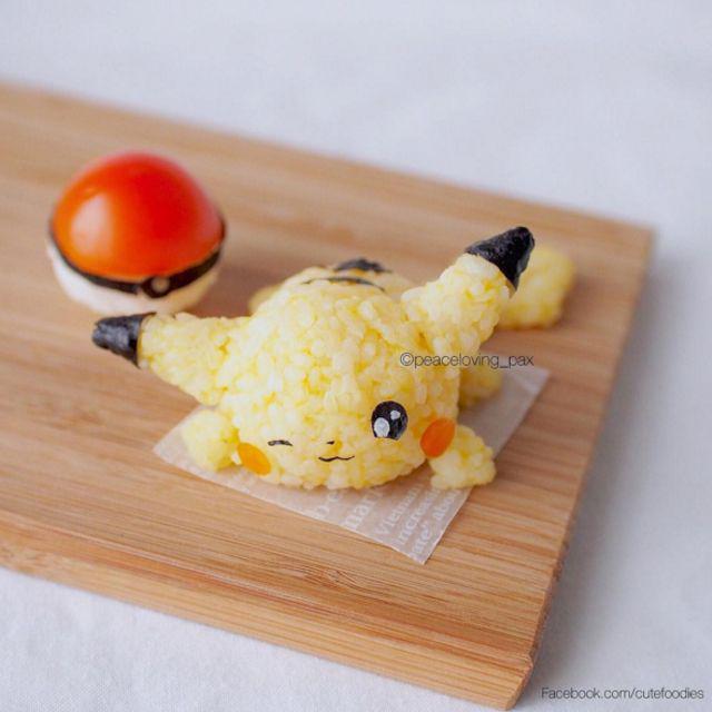 ตัวอย่าง ภาพหน้าปก:อาหาร + ขนมแบบเด็กๆ สุดน่ารักที่ตามกระแส Pokemon Go