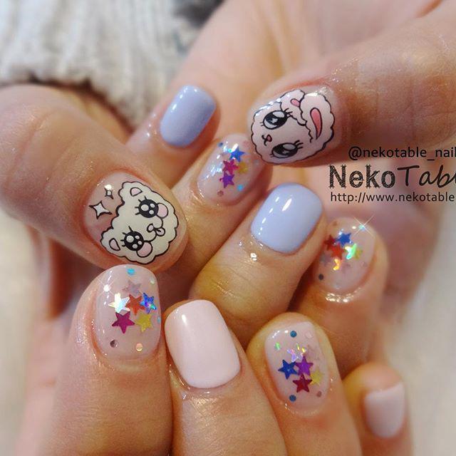 รูปภาพ:https://www.instagram.com/p/BCQOK7iqa_W/?taken-by=nekotable_nail