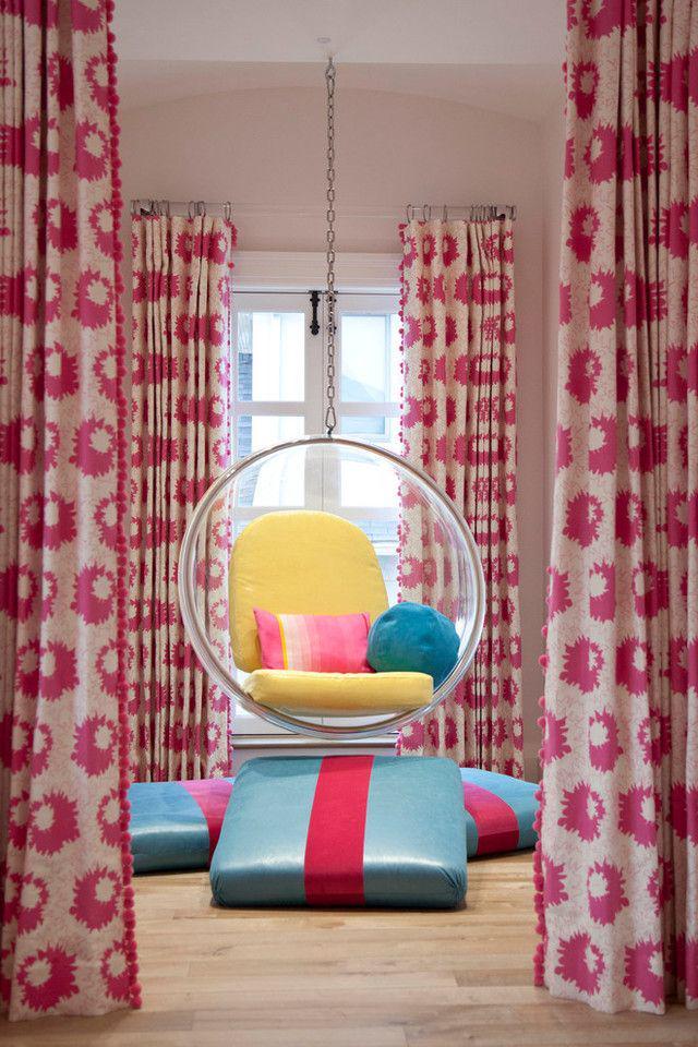รูปภาพ:http://irastar.com/wp-content/uploads/2015/04/Bright-Indoor-Hanging-Chair-look-New-York-Contemporary-Kids-Decorators-with-arch-blue-pillows-bubble-swing-chair-chain-clear-curtain-rod-gymnastics-kids-curtains-kids.jpg