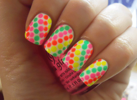 รูปภาพ:http://fingernailpolishdesign.com/wp-content/uploads/2015/06/polka-dot-summer-nail-design.png