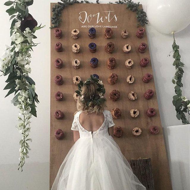 ภาพประกอบบทความ ไอเดียสุดคูล 'Donut Walls' เทรนด์ใหม่ในงานแต่งงาน