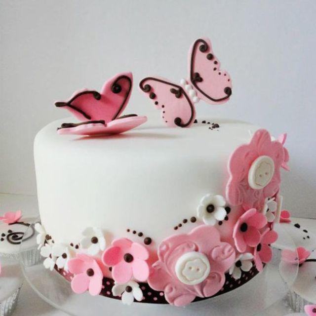 ตัวอย่าง ภาพหน้าปก:ไอเดียแต่งหน้าเค้ก "เค้กผีเสื้อ Butterfly Cake" น่ารัก น่าลองทำตาม