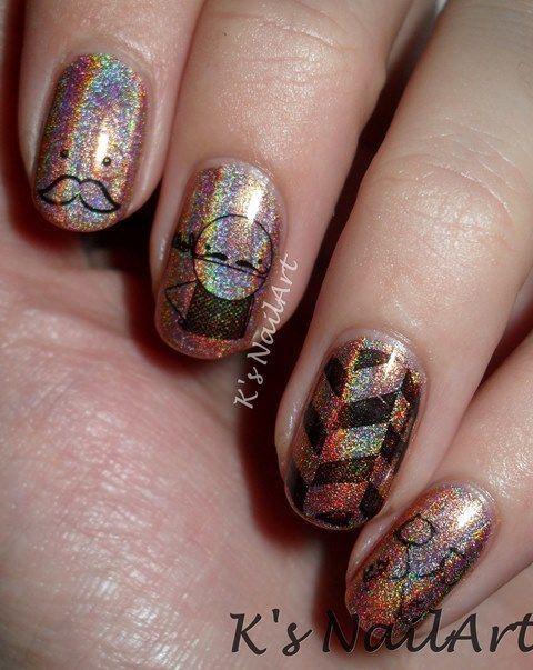 รูปภาพ:https://ksnailart.files.wordpress.com/2015/03/quirky-holographic-nails-1.jpg