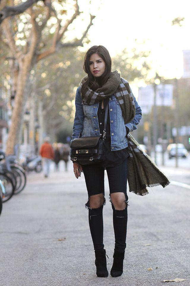 รูปภาพ:https://scstylecaster.files.wordpress.com/2015/01/03-zara-green-scarf-levis-trucker-denim-jacket-busted-knee-jeans-proenza-schouler-ps11-layers-winter-ootd-guess-booties1.jpg